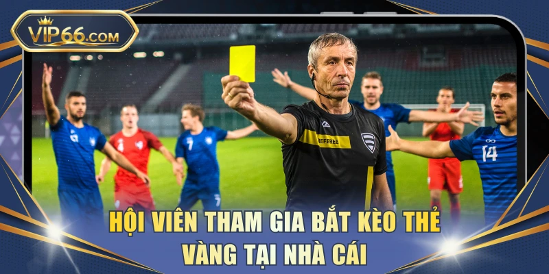 Hội viên tham gia bắt kèo thẻ vàng tại nhà cái
