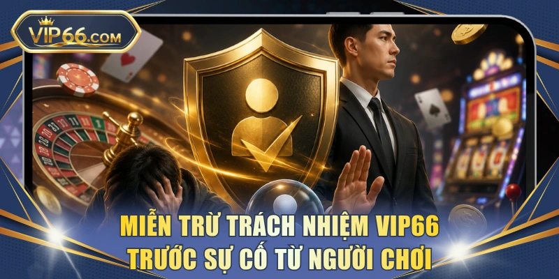 Miễn trừ trách nhiệm VIP66 trước sự cố từ người chơi
